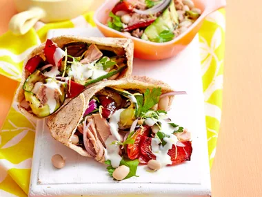 Middle Eastern tuna pockets