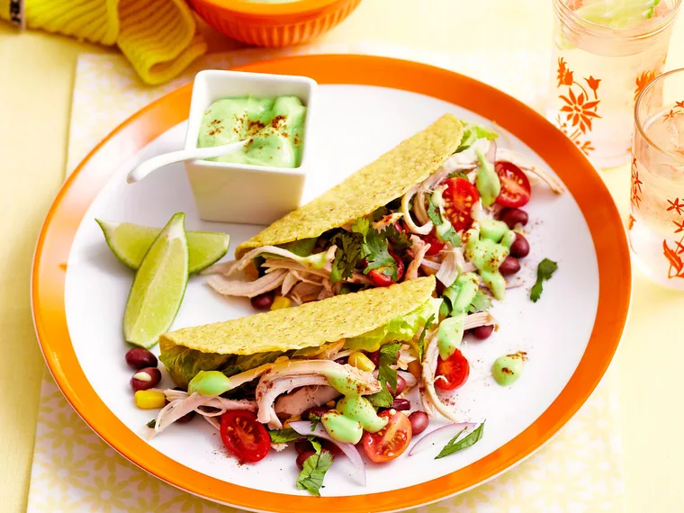Mexican chicken tacos