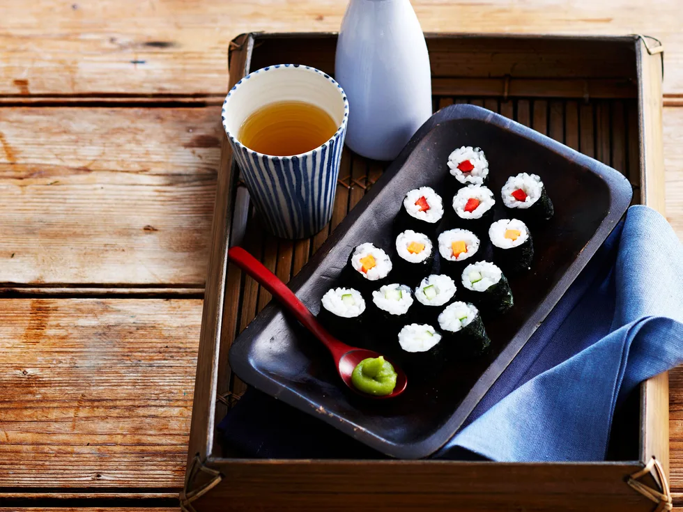 Mini sushi rolls