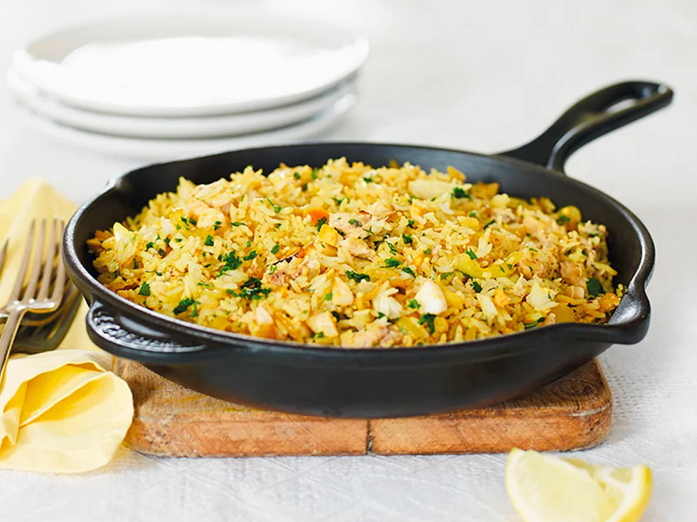 Salmon kedgeree