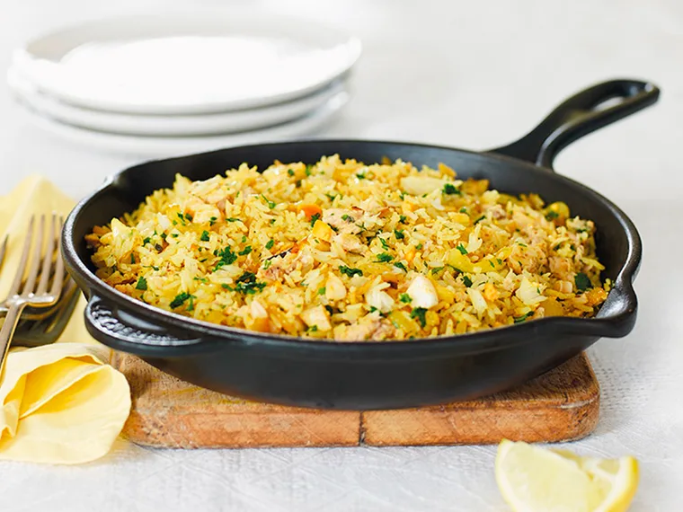 Salmon kedgeree