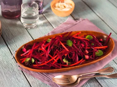 Spiced beetroot and carrot salad