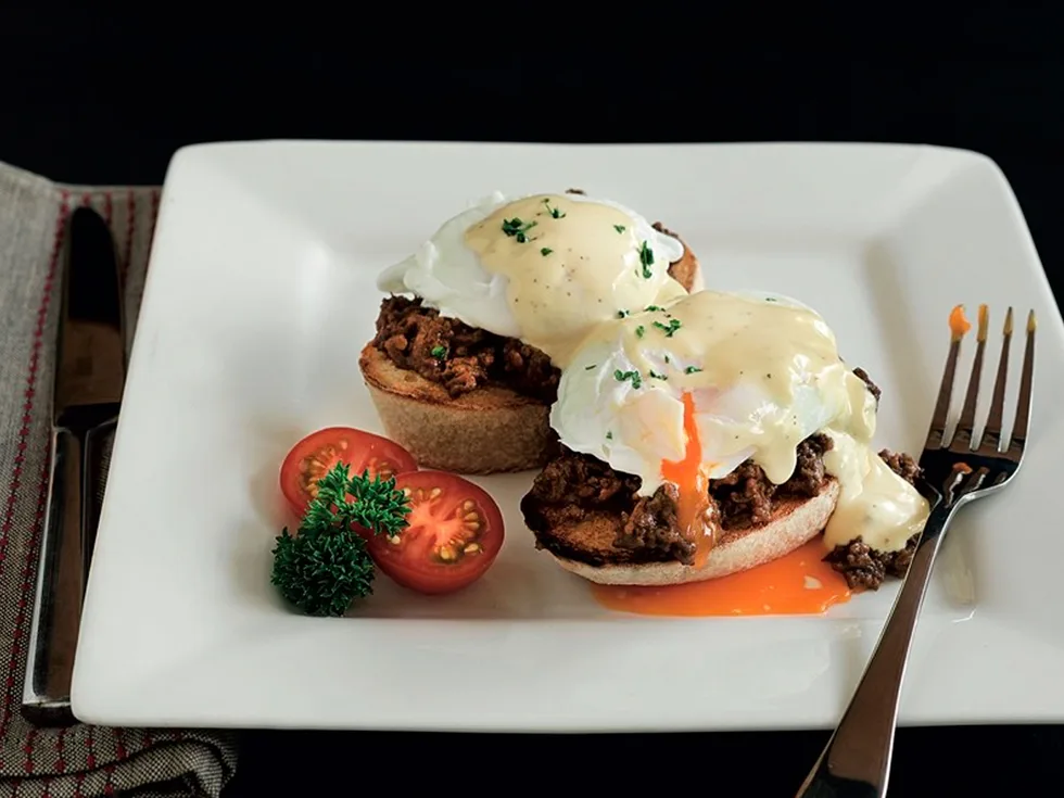 Petone Espresso Garden Café’s bushman’s benedict