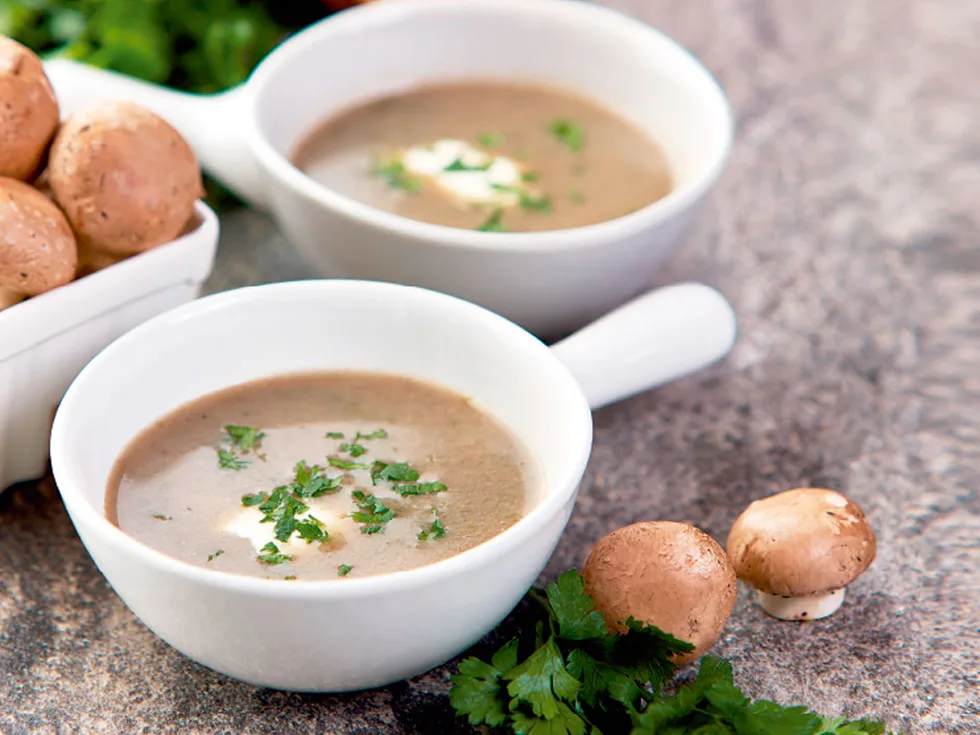 Classic mushroom soup