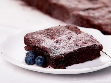 Como St Café’s chocolate brownies