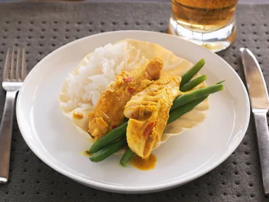 Coconut fish curry
