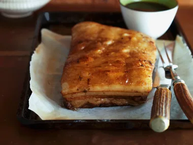 Slow-cooked Asian-style pork belly