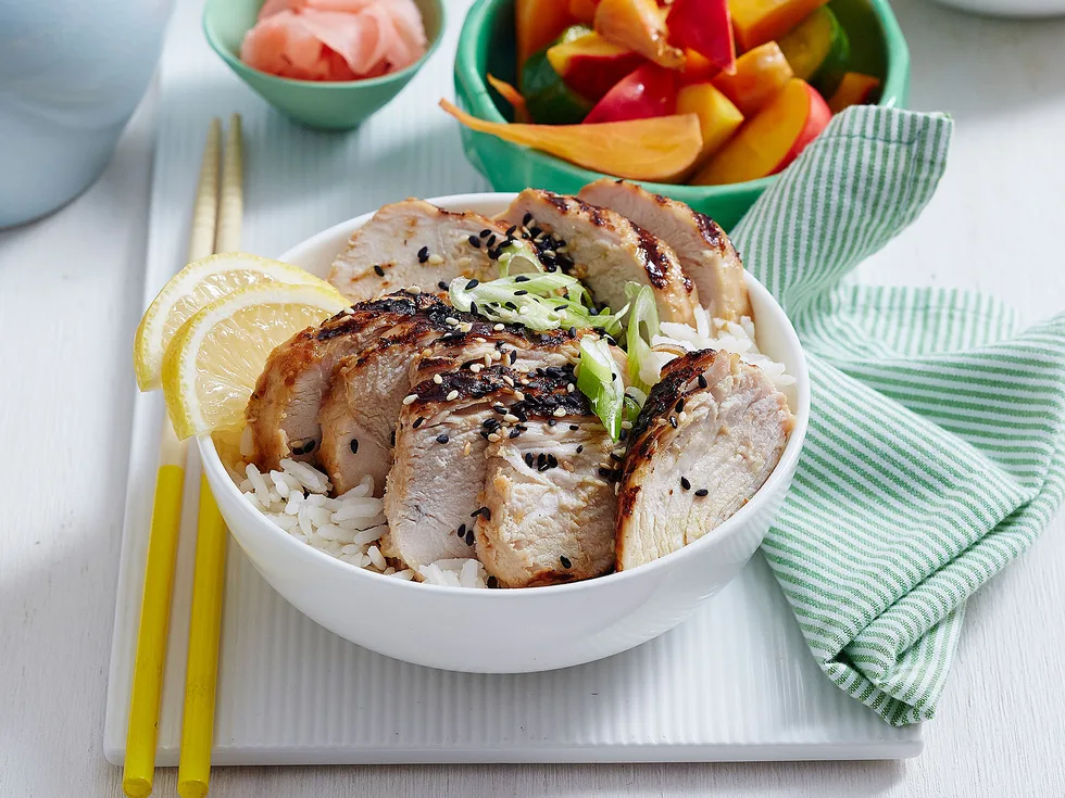Grilled miso chicken