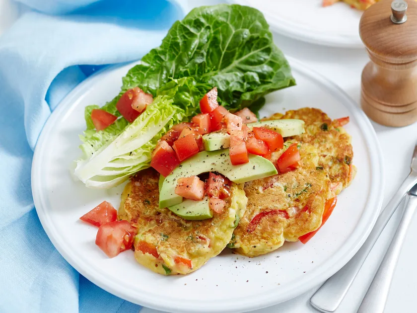 Capsicum and corn fritters