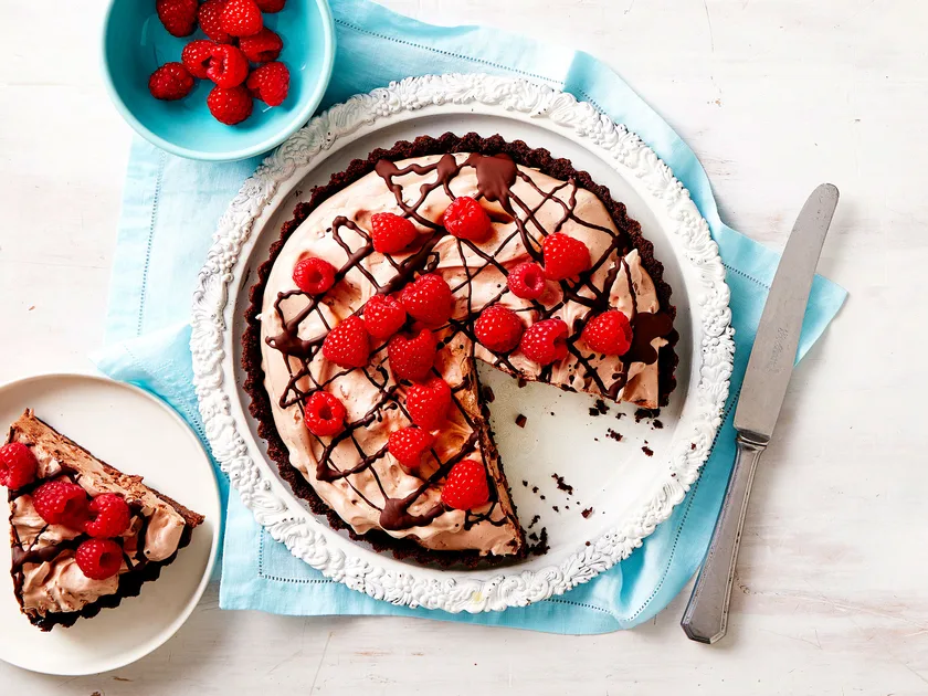 Choc marshmallow tart
