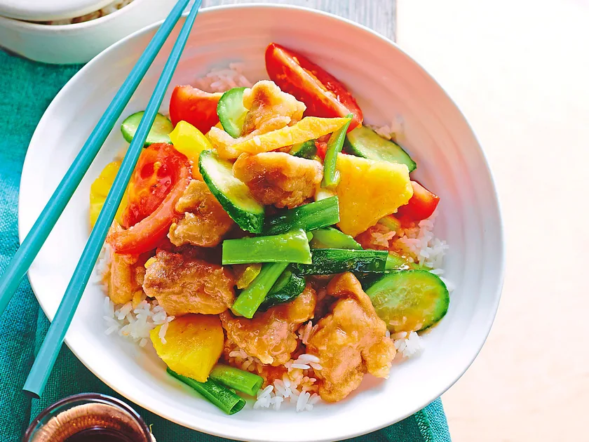 Speedy sweet and sour chicken