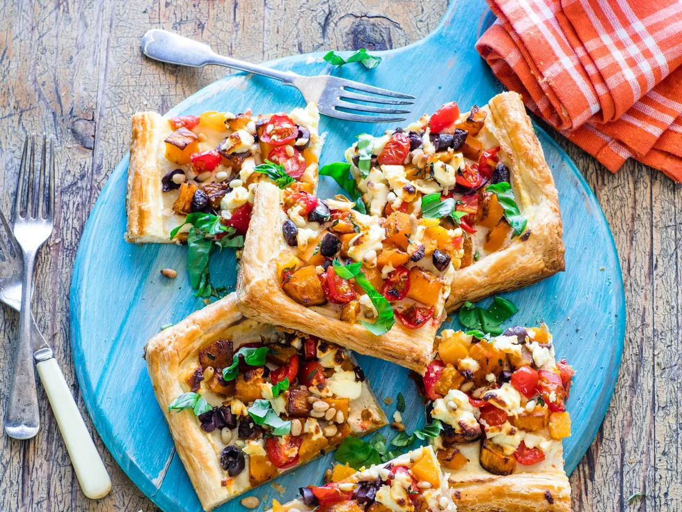 Antipasto tart