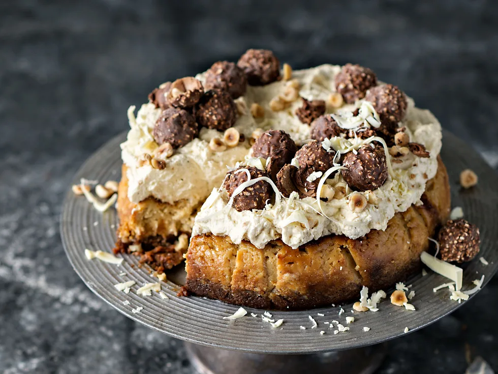 Kahlua latte cheesecake