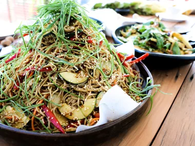 Madame Lu's tamari soba noodles with toasted sesame