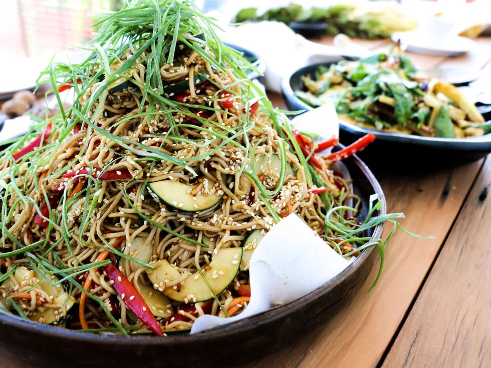 Madame Lu's tamari soba noodles with toasted sesame