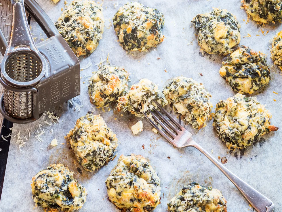 Silverbeet and parmesan balls