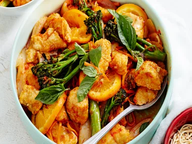 Mandarin fish and chilli jam