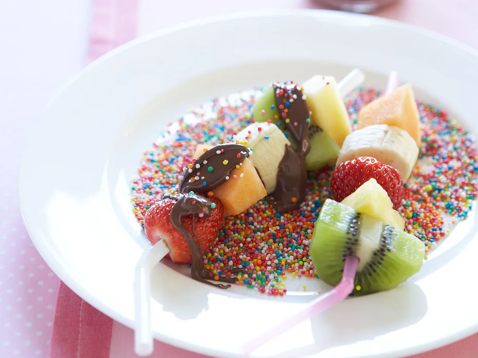 Fruit kebab dippers