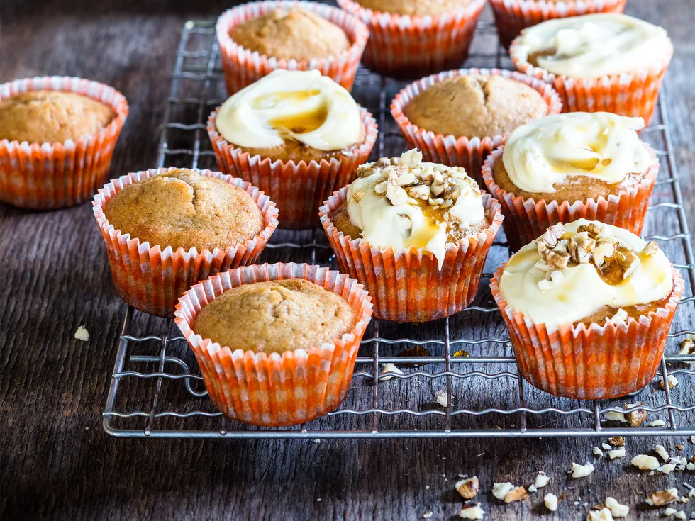 Maple walnut muffins