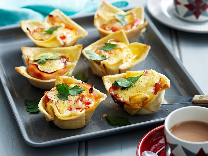 Bacon and egg pies