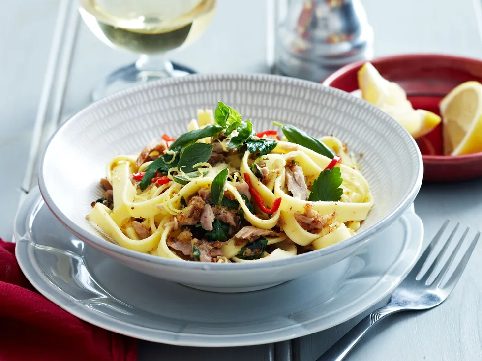 Pangrattato tuna pasta