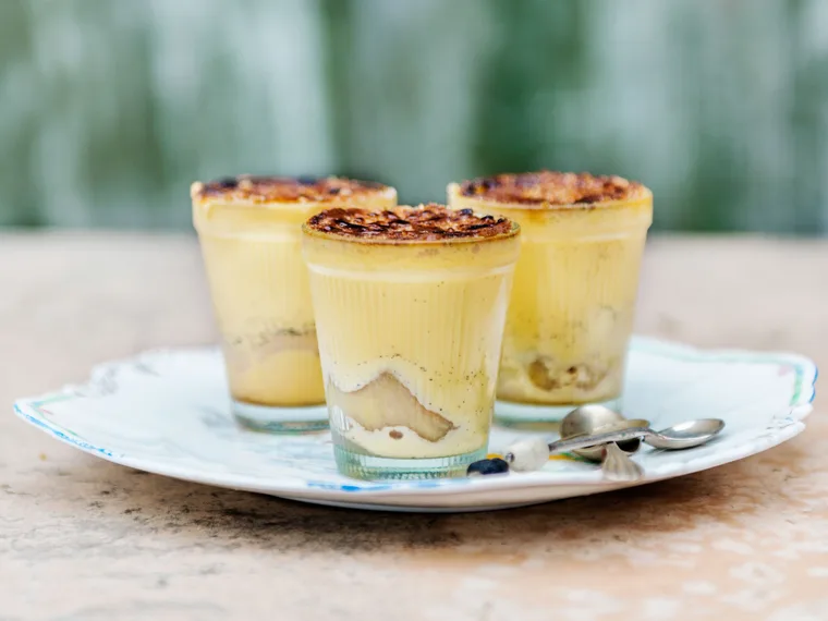 Feijoa cr&egrave;me br&ucirc;l&eacute;e