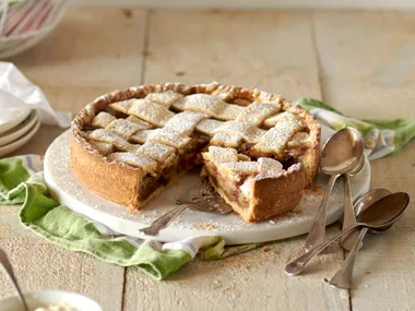 Dutch apple tart
