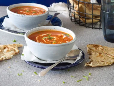 Easy spicy butter chicken soup
