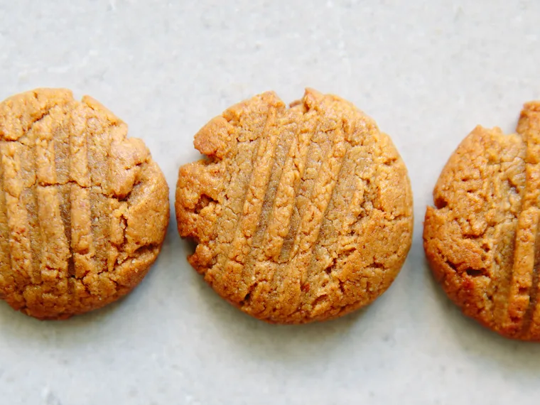 Flourless almond butter and miso biscuits