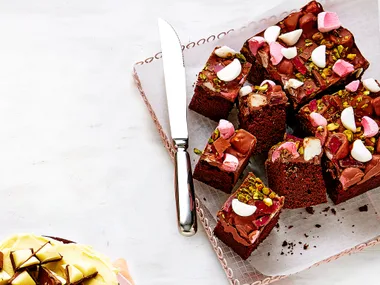 Rocky road chocolate chunk cake