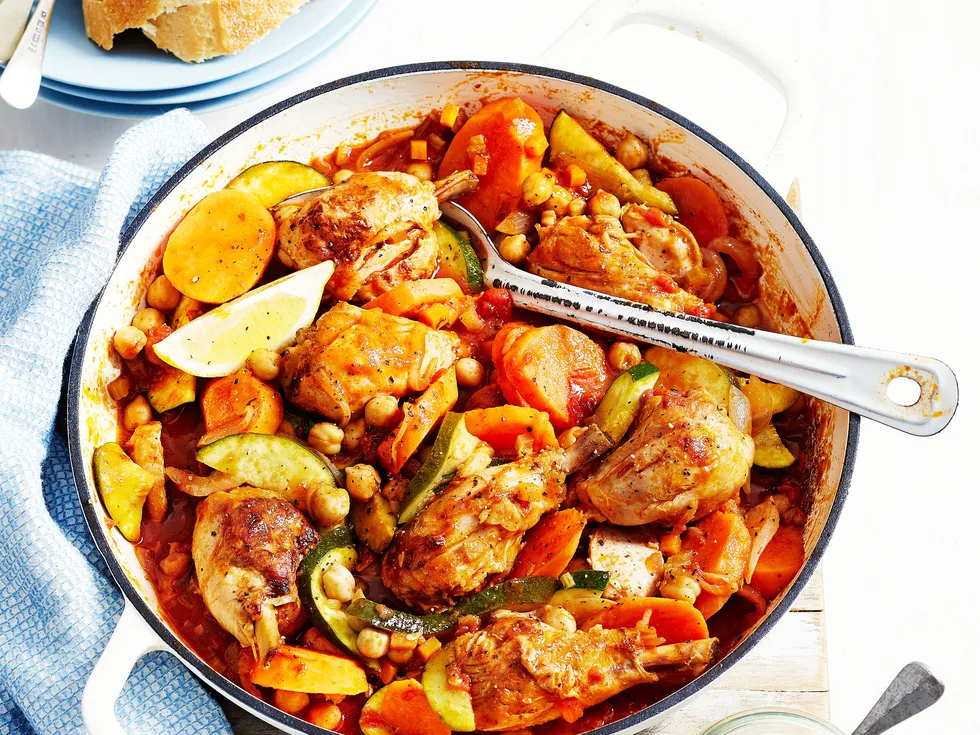 Moroccan chicken stew