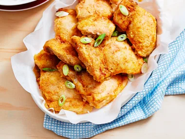 Baked southern fried chicken