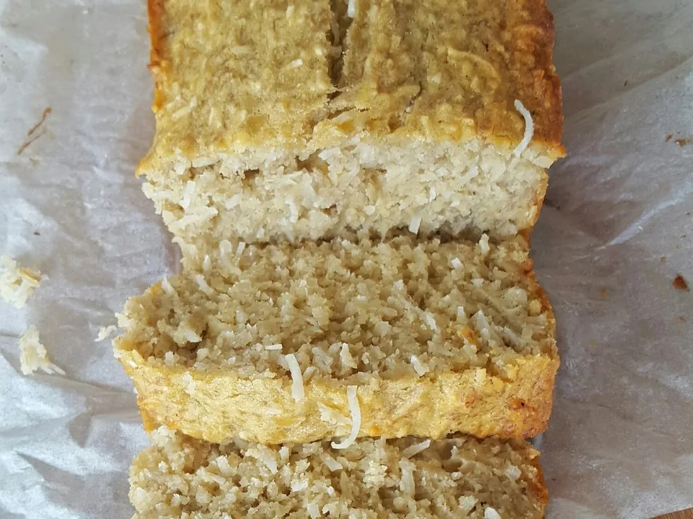 Coconut banana bread