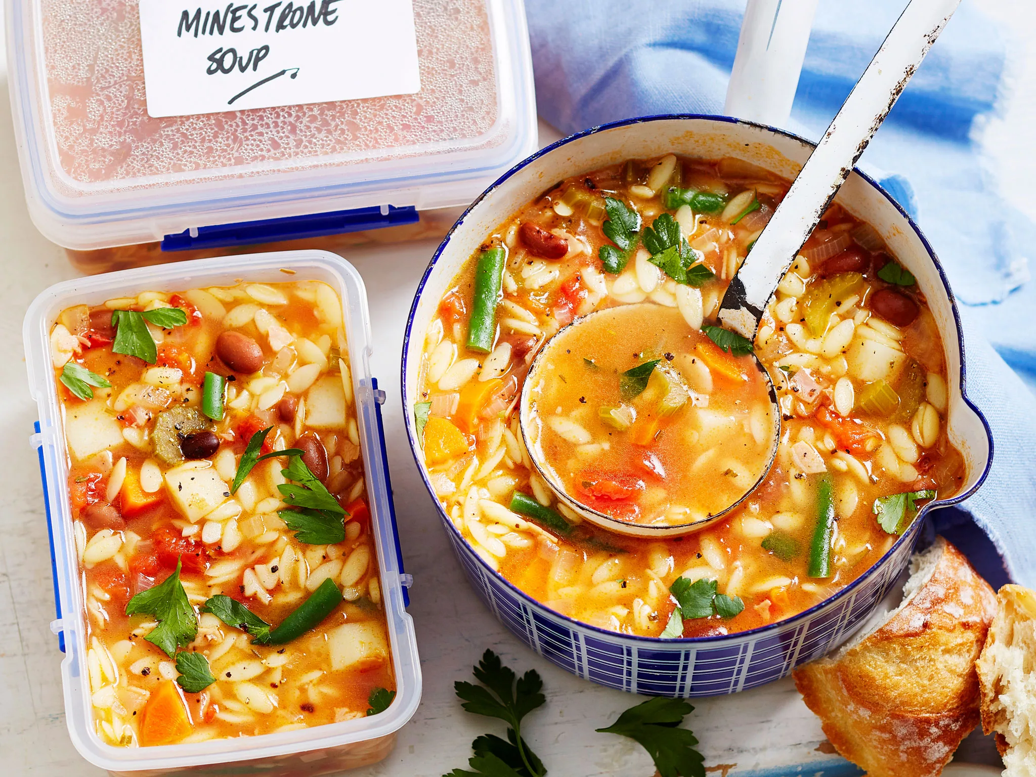Minestrone soup