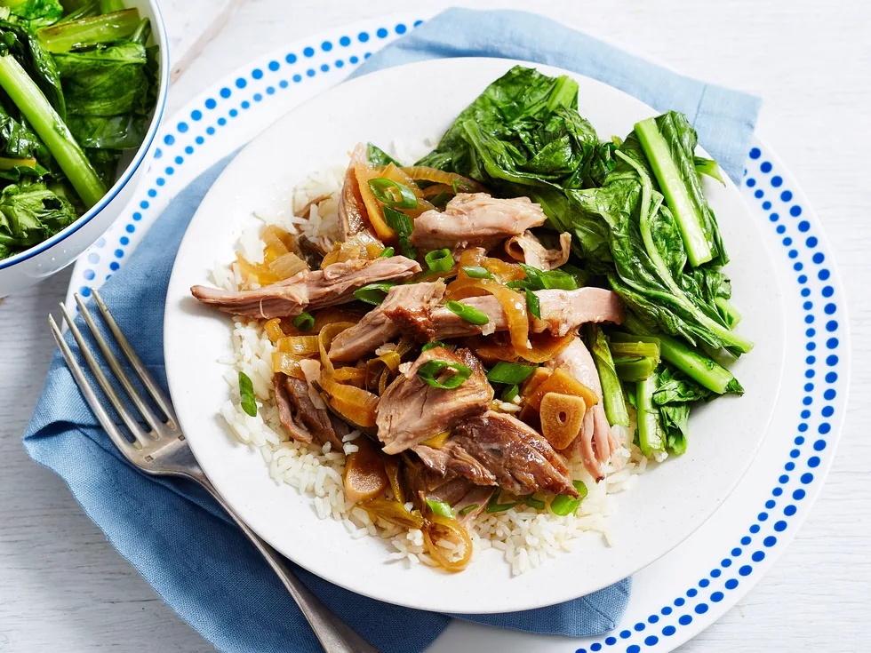 Slow-cooked pork