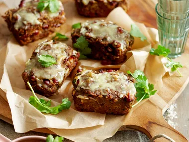 Mexican beef and bean meatloaf