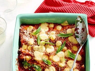 Spinach and broad bean cannelloni