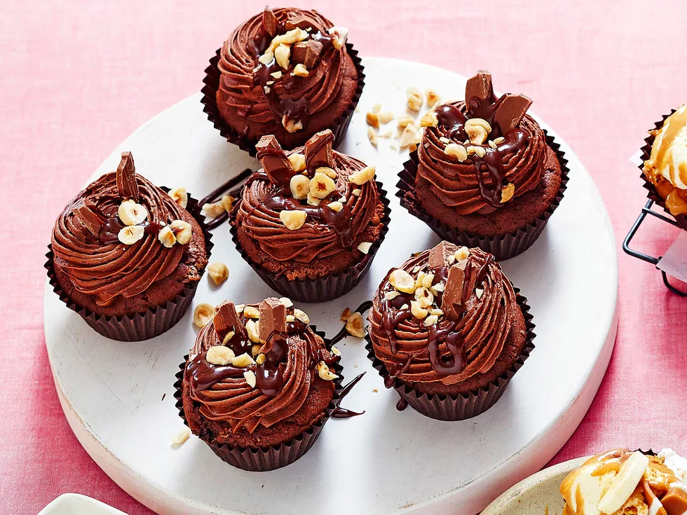 Nutella-filled cupcakes