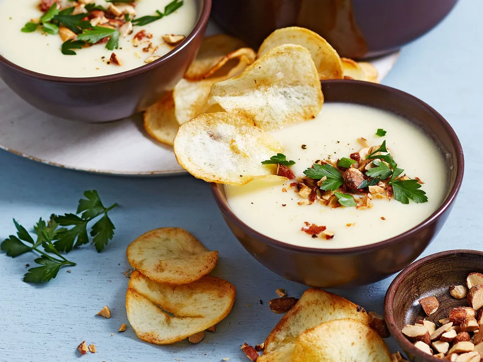 Cauliflower and potato soup