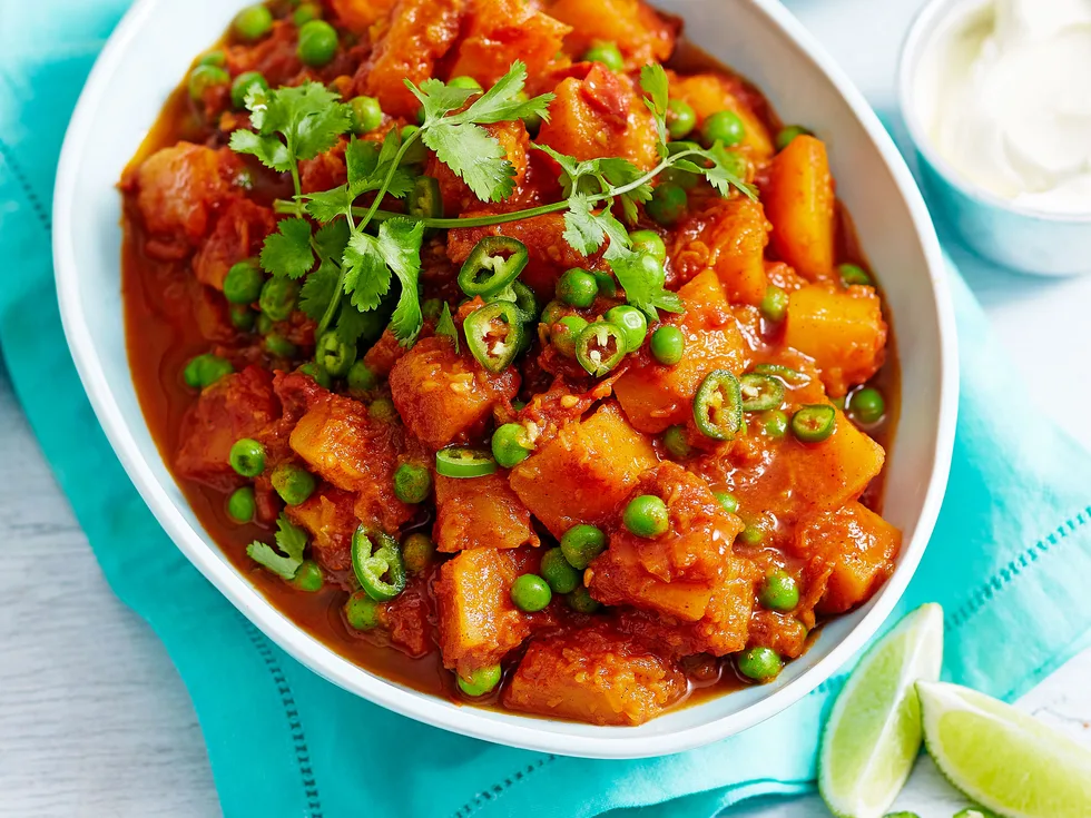 Spicy pumpkin madras-style curry