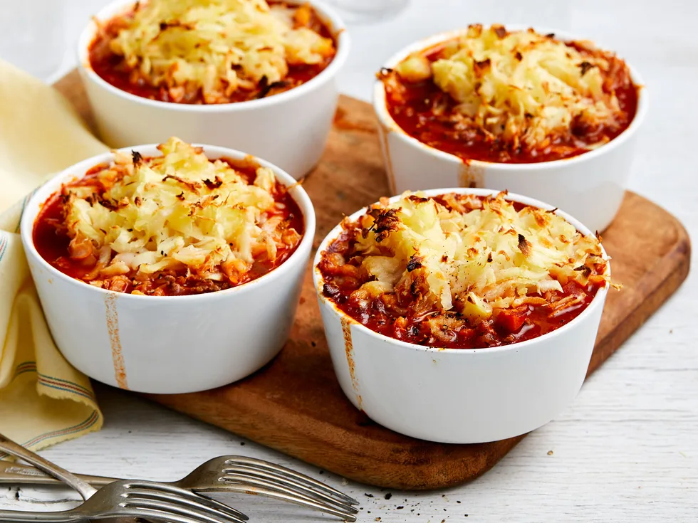 Cottage parsnip pie
