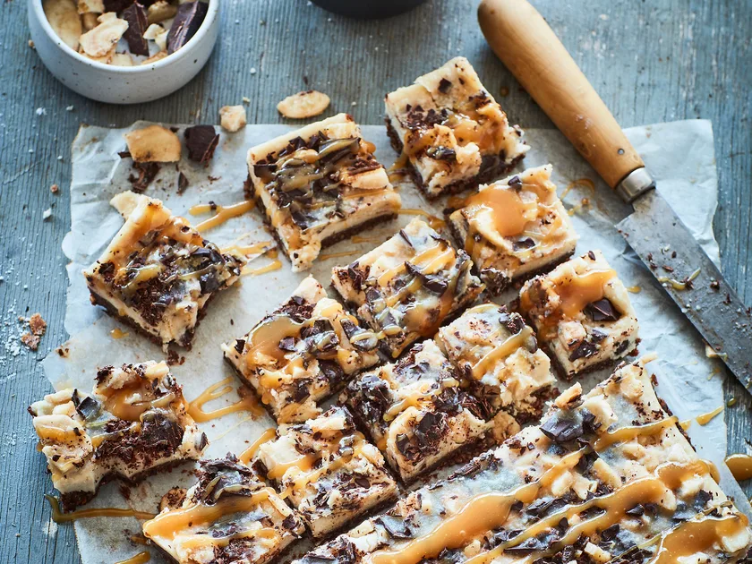 No-bake banoffee slice (gluten-free and dairy-free)