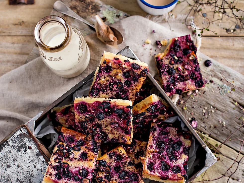 Lemon berry slab