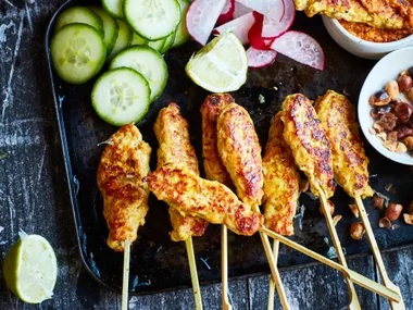 Balinese chicken satay