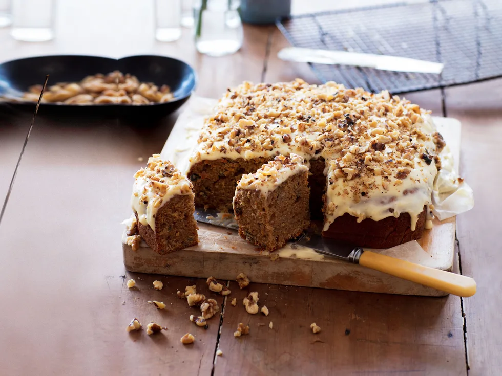 Scrumptious carrot cake