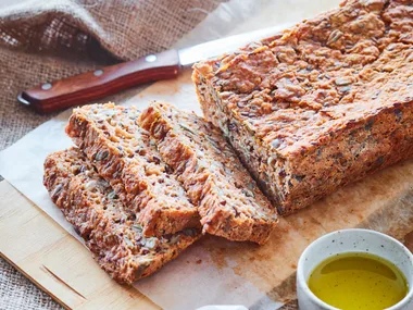 Carrot and seed bread