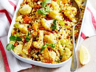 Middle Eastern-style warm salad