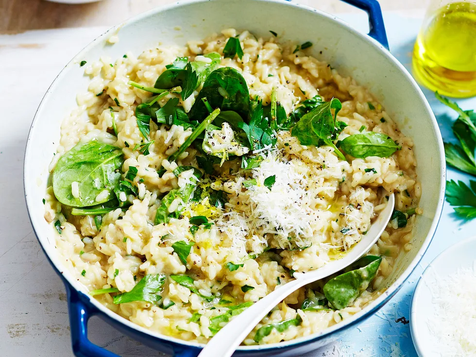 Leftover soup risotto