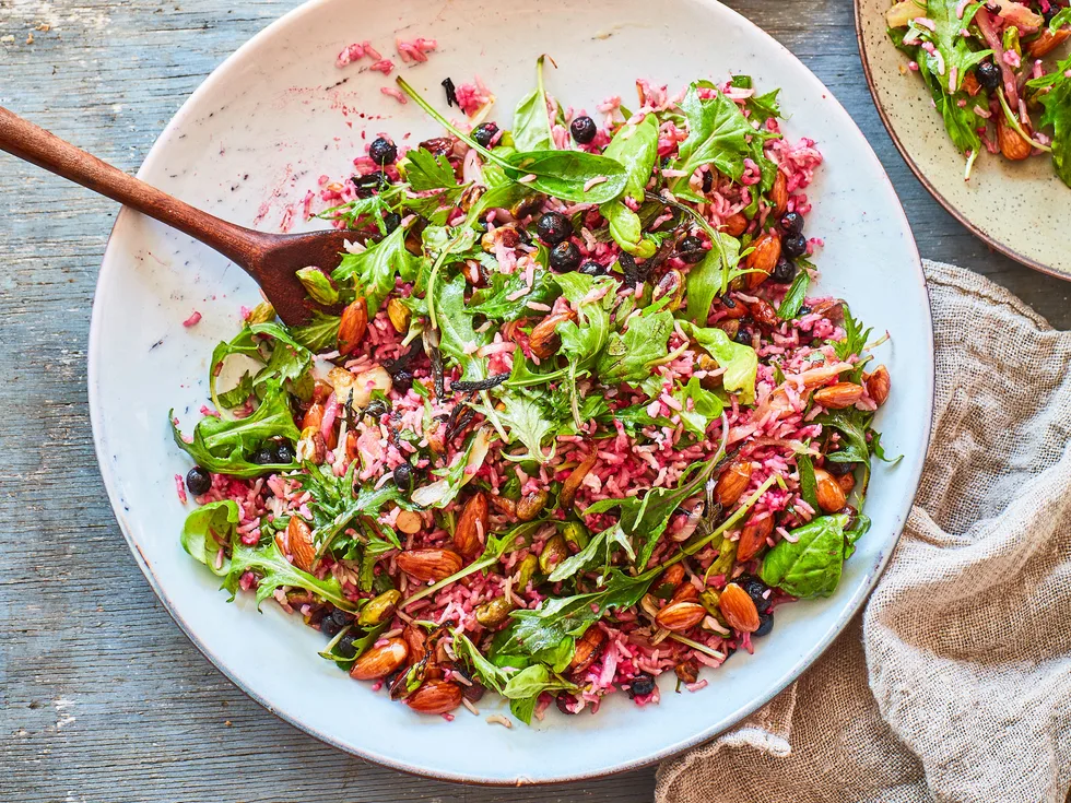 Nutty rice salad