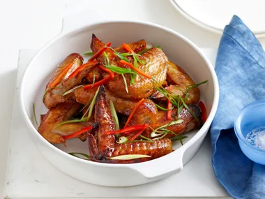 Honey chilli chicken wings